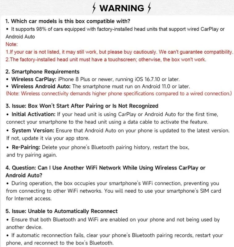 Wireless Carplay Adapter